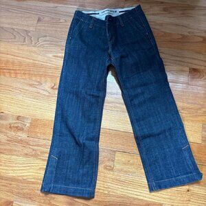 Dark Blue Wash Low Rise Jeans